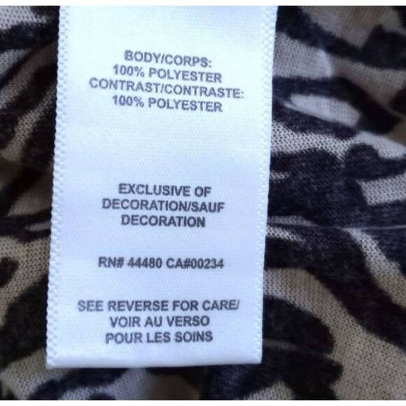 MATERIAL GIRL SEQUIN LEOPARD PRINT T-SHIRT SZ.S EUC. - Picture 5 of 5